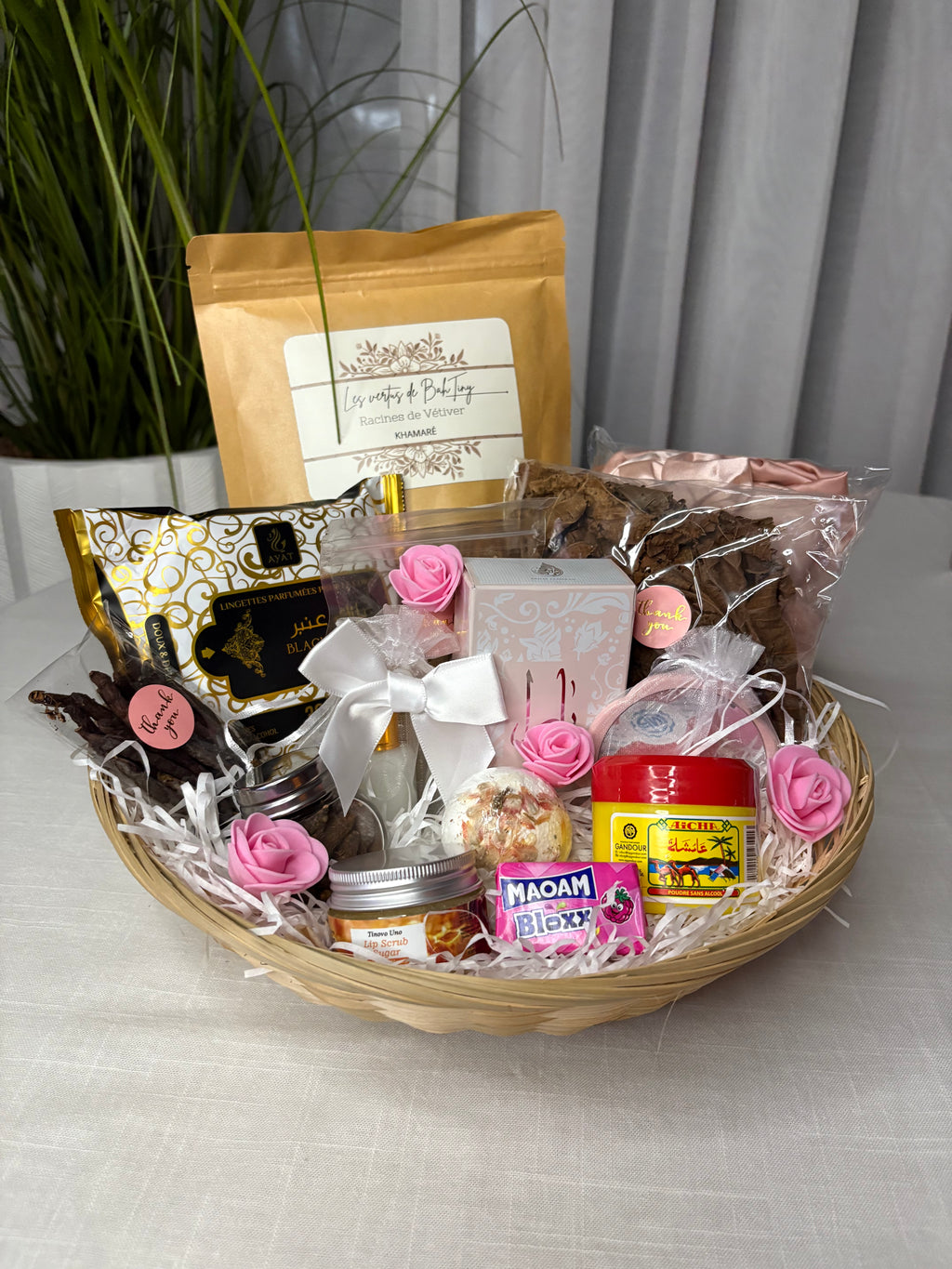 Panier Bambou Rond