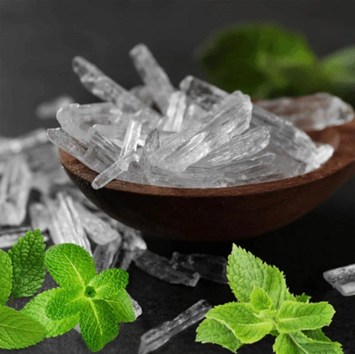 Cristaux de menthe